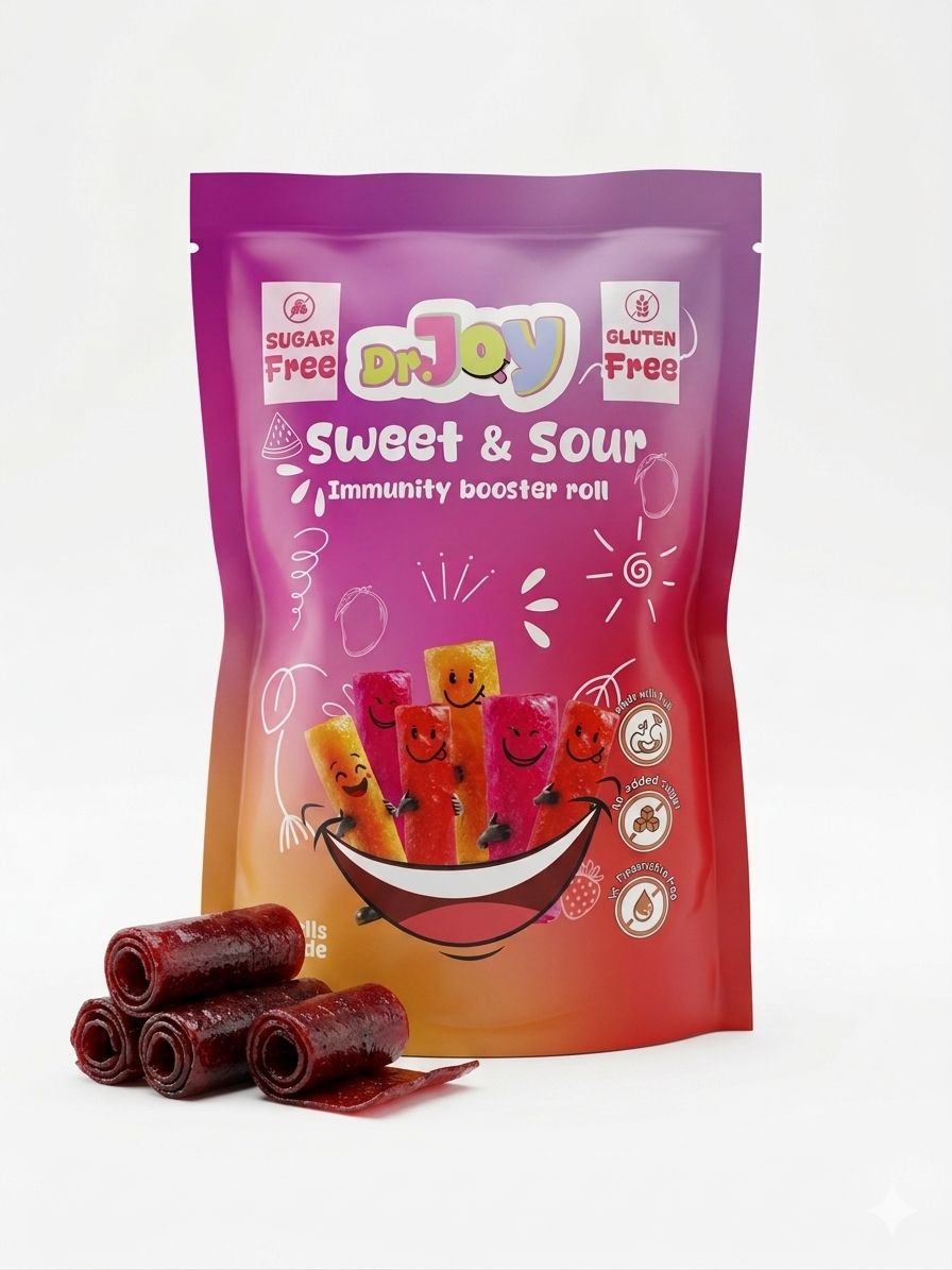 sweet&sour Sweet & Sour Mix Fruit Candy Rolls - Image 1